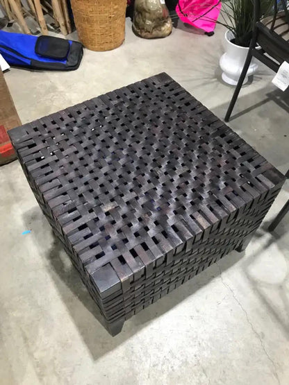Woven Patio Coffee Table 20x20
