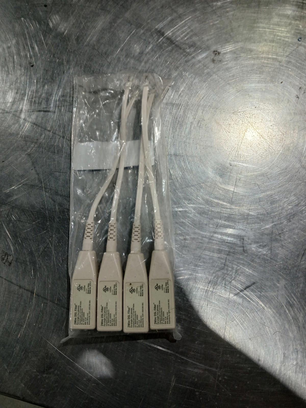 Pack of 4 DSL Landline Filters