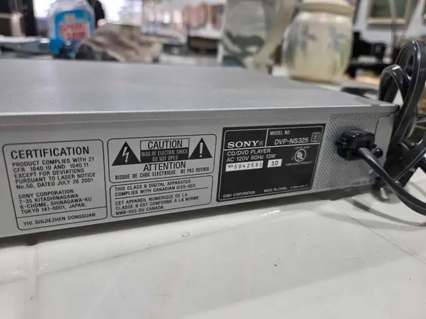 Sony DVP-NS325 DVD Player