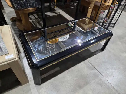 Black Mirrored Coffee Table