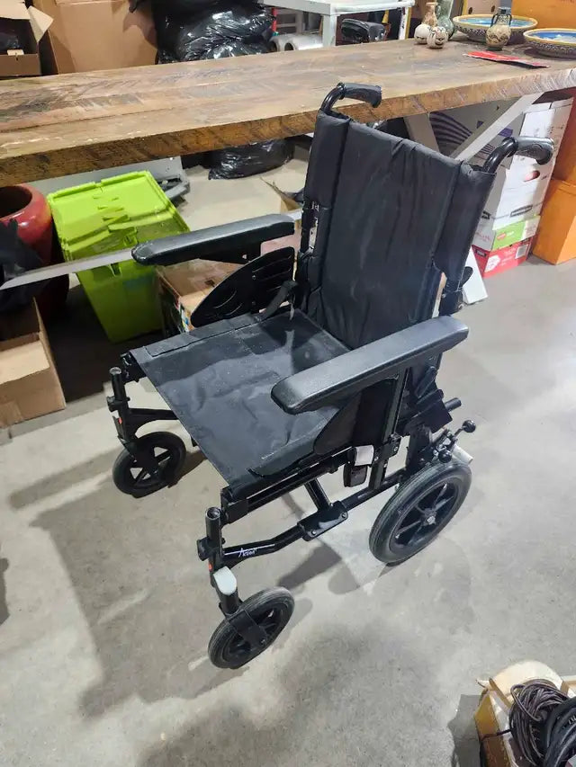 Black Folding Wheelchair