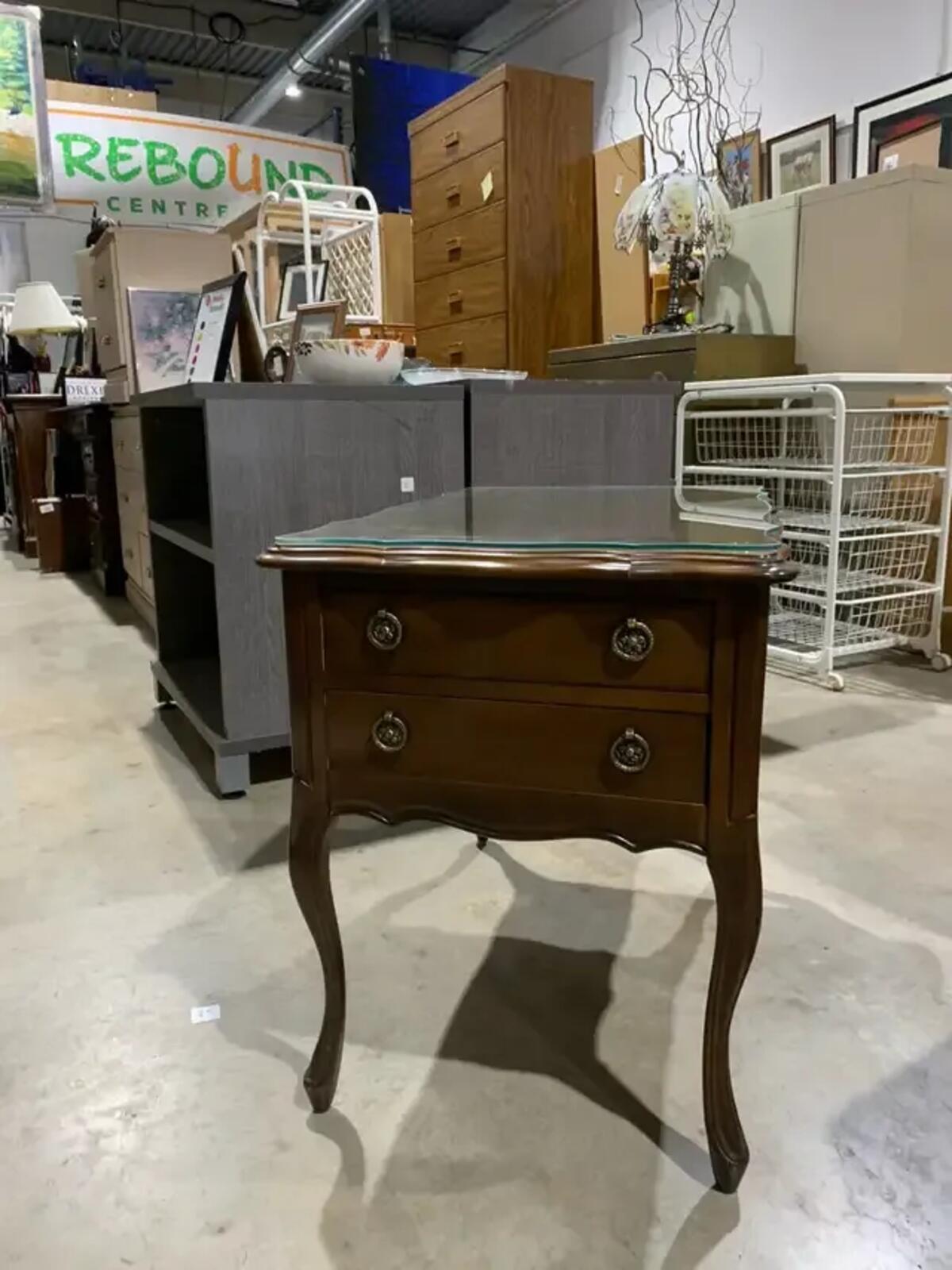 French Provincial style Solid Wood End Table