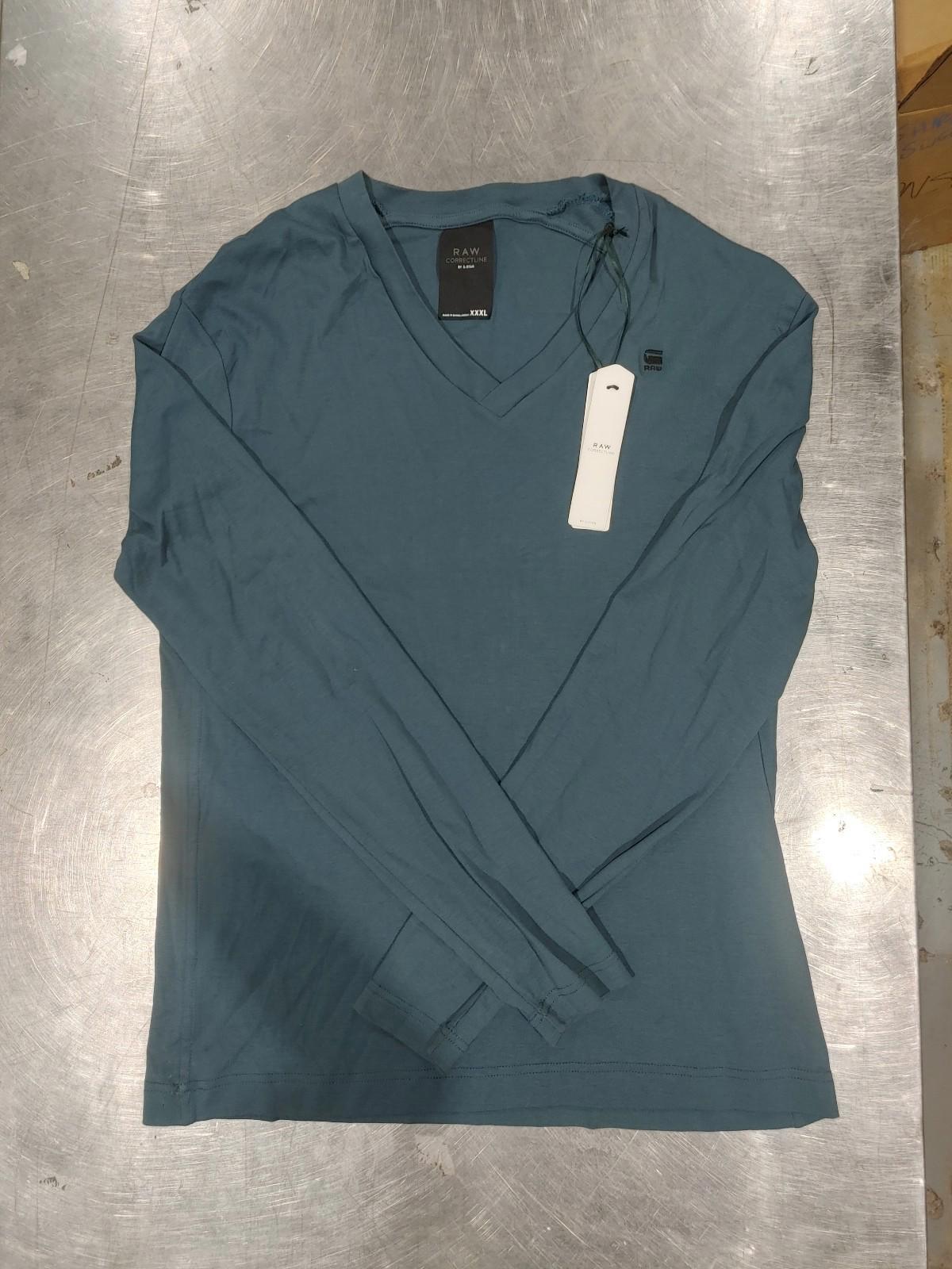 Brand New G-Star RAW CorrectLine Vernon V T L/S Ox Blue Size XXXL