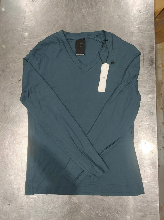 Brand New G-Star RAW CorrectLine Vernon V T L/S Ox Blue Size XXXL