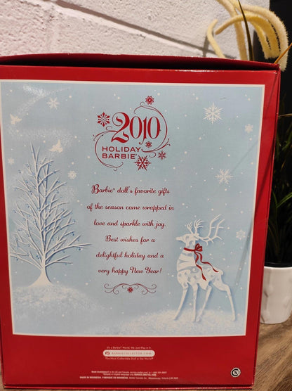 BARBIE DOLL 2010 HAPPY HOLIDAY CHRISTMAS