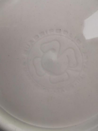 Set of 6 Saucer Ceramica Quadrifoglio made in Italy