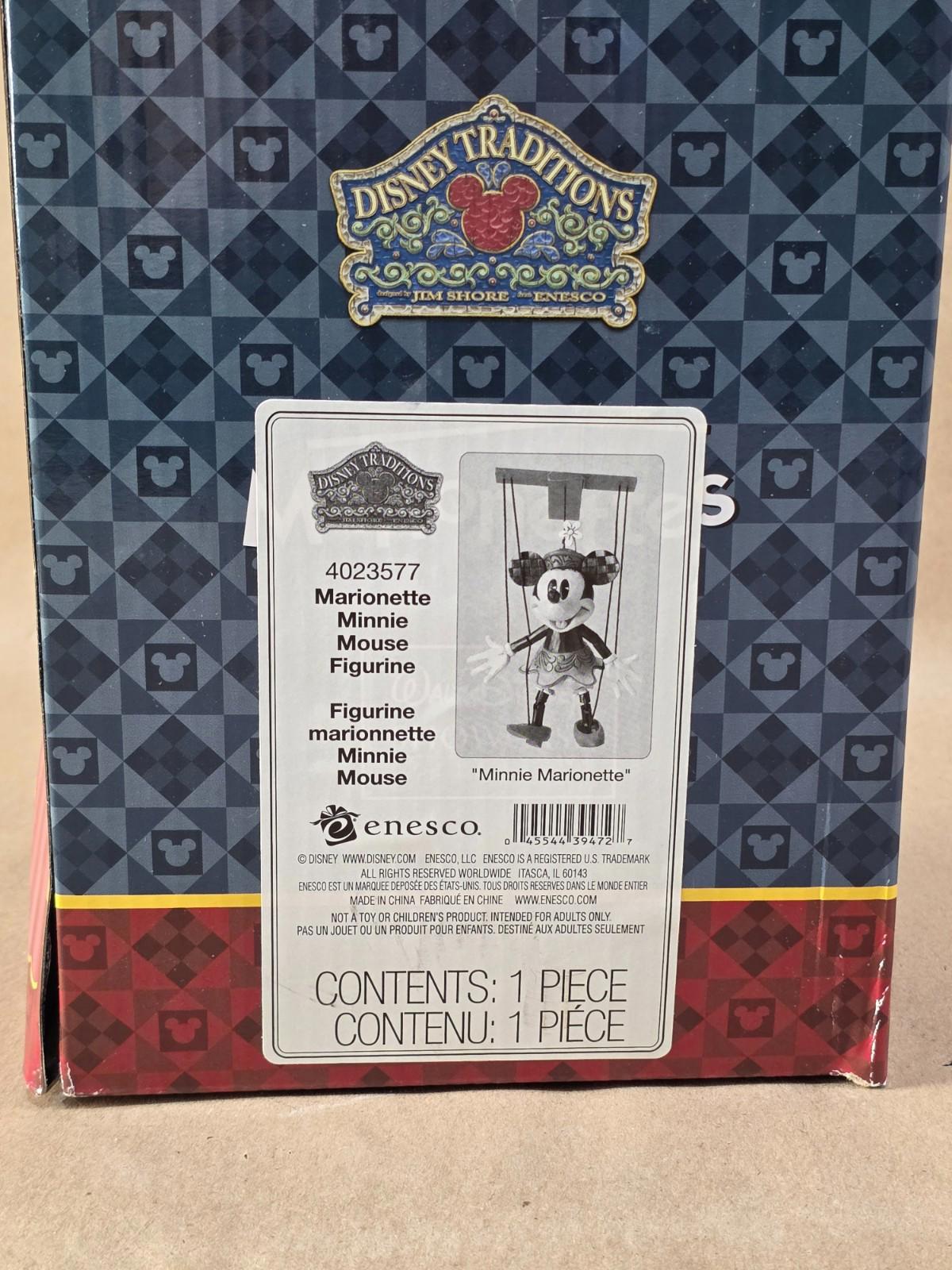 Walt Disney Showcase Jim Shore Minnie Mouse Marionettes - Rare - New in Box