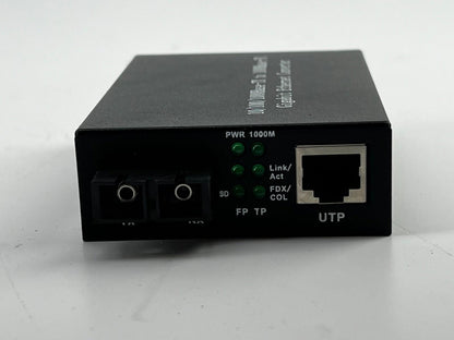 Gigabit Ethernet Media Converter Single Mode Port 4