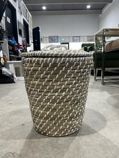 Boho Basket with Lid (small)