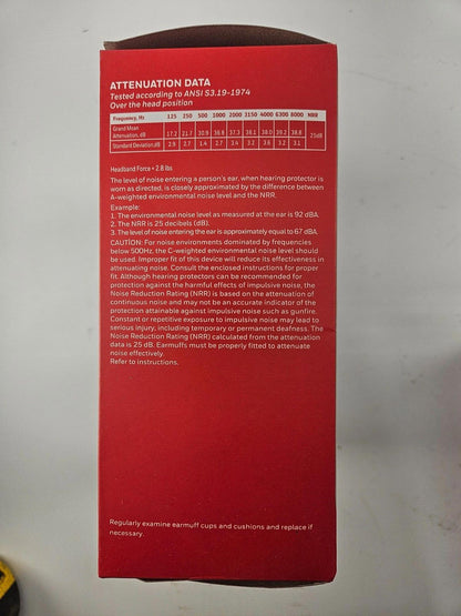 Honeywell Verishield Ear Protection Earmuff VS 120M