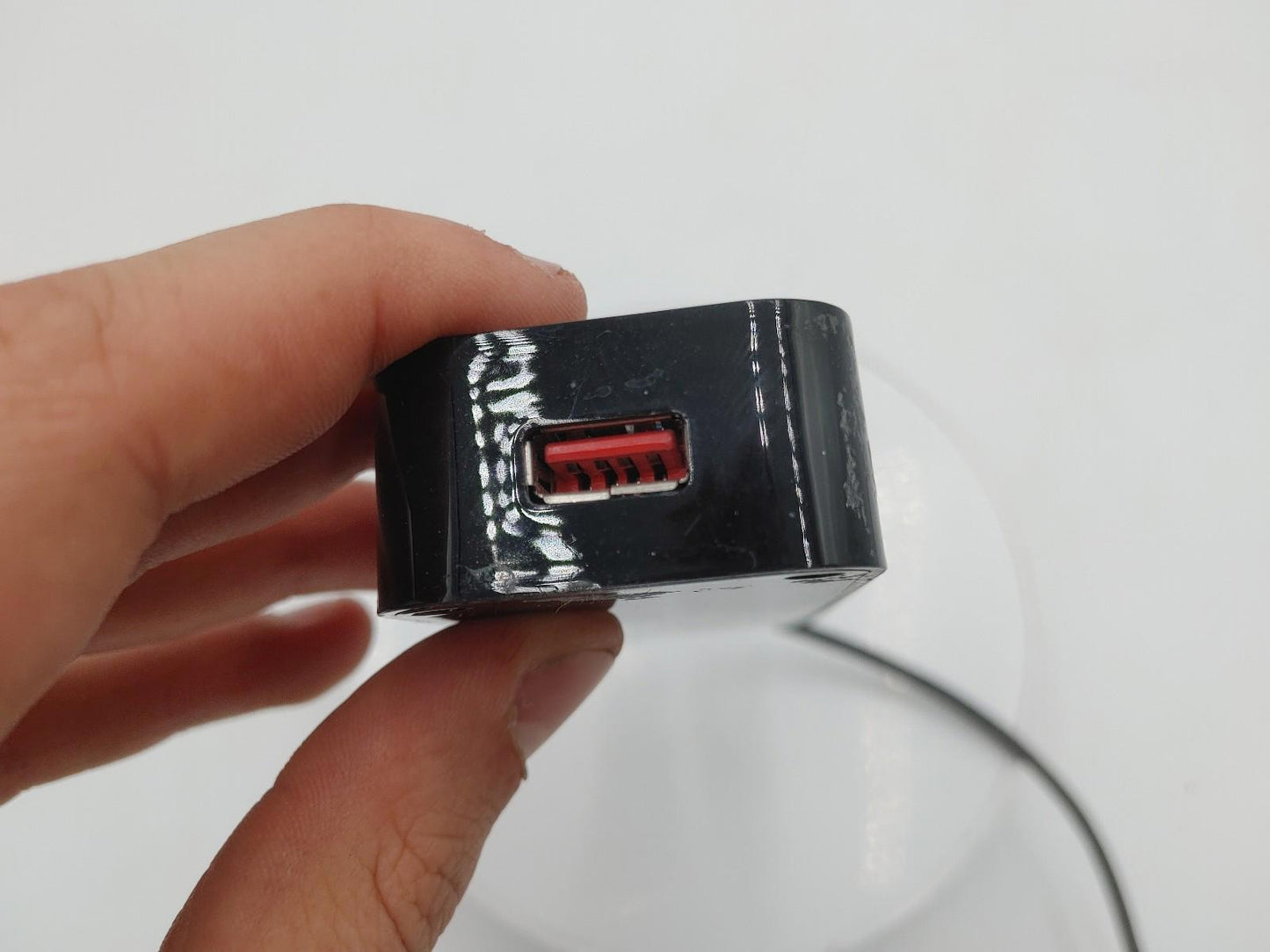 Elegant 8 port USB 3 Hub Black Tested Working - Fair