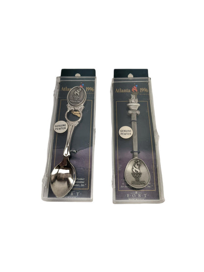 Souvenir Collectable Spoons Atlanta 1996 Olympics - Vintage, Pewter