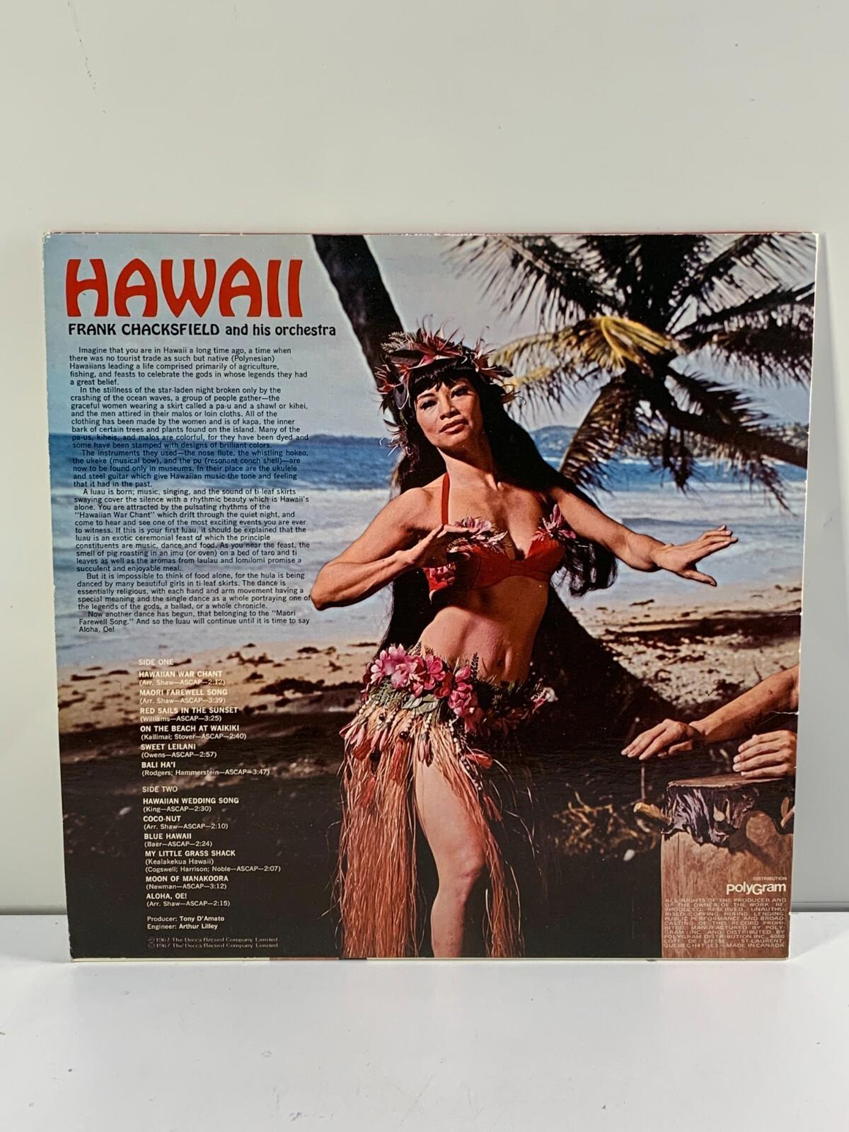 Frank Chacksfield and His Orchestra - Hawaii LP phase 4 stereo