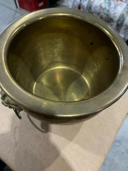 Lion Head Brass Bowl