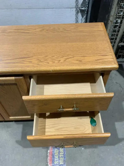 Oak Effect 6 Drawer Dresser