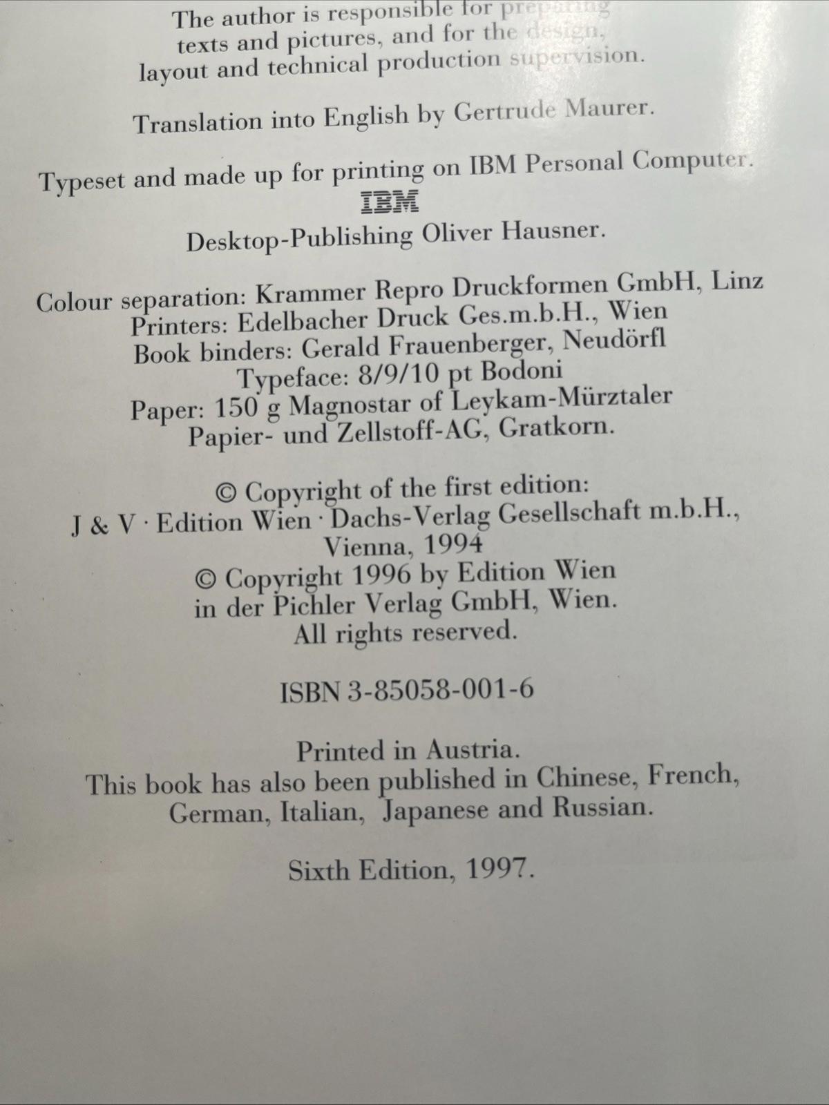 Vienna: Introduction and Reminiscence Ernst Hausner Edition Wien Hardcover 1997