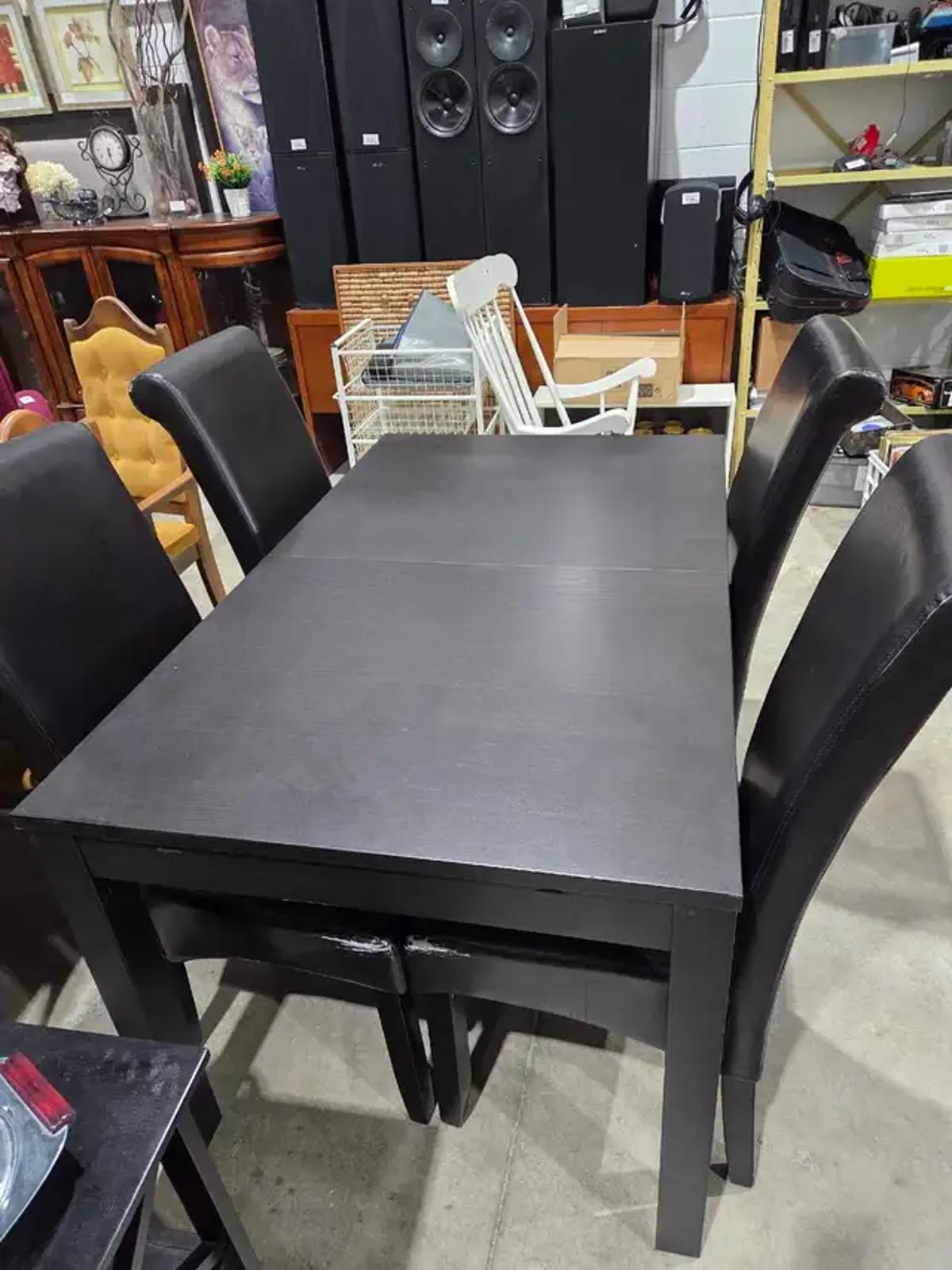 IKEA BJURSTA Dining Table & 4 Chairs