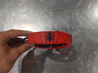 GOOD CONDITION Spiderman Kids Headphones Red/Blue Tested Working