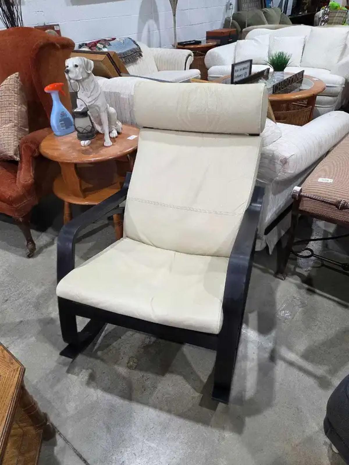 IKEA Poang Rocking Chair - Faux Leather