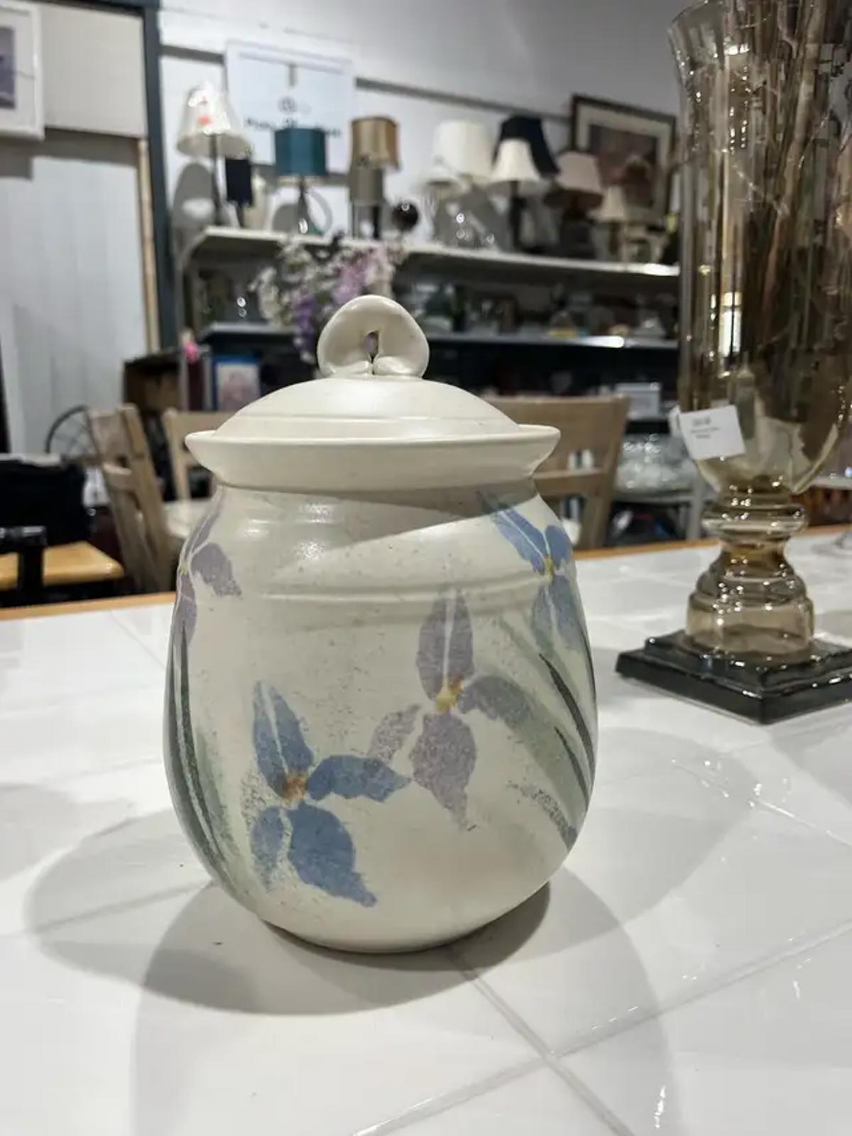 Floral Ceramic Jar