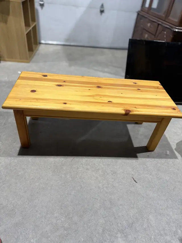 Long Wood Coffee Table