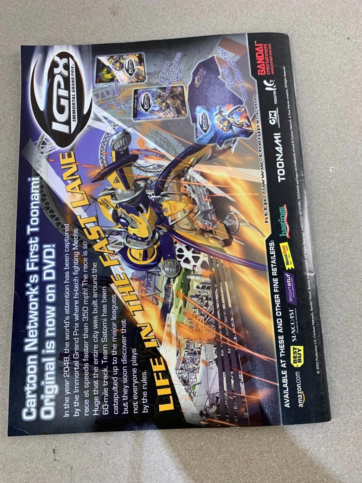 Wizard Anime Insider Magazine (2006) –Mega Preview Issue Jan 28 Rare