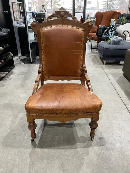 Leather Accent Chair