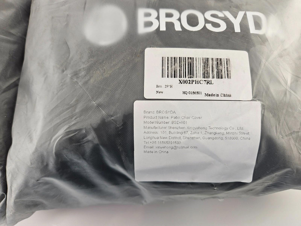 Housse de protection pour fauteuil de terrasse BROSYDA, bâche pour mobilier d'extérieur, imperméable