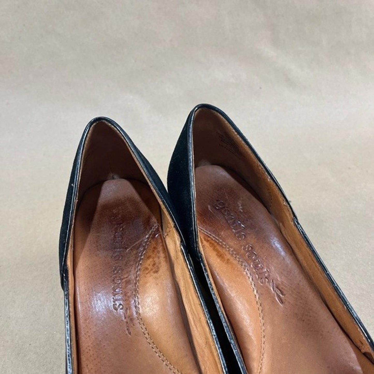 Gentle Souls Women’s Black Suede Heels (Size US 8.5)