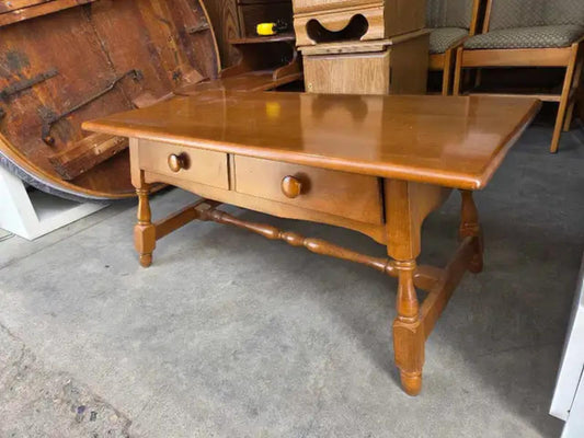 Vilas Wooden Coffee Table with Drawer