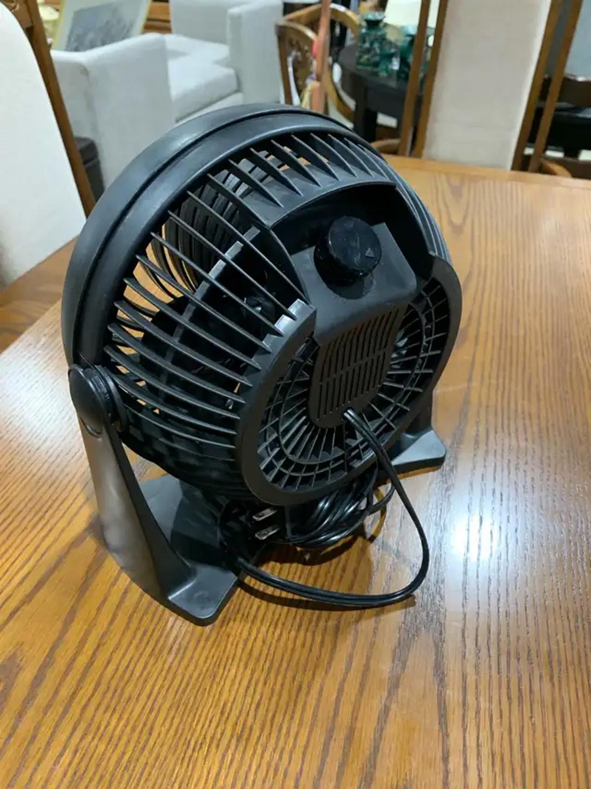 Intertek Black Table Fan