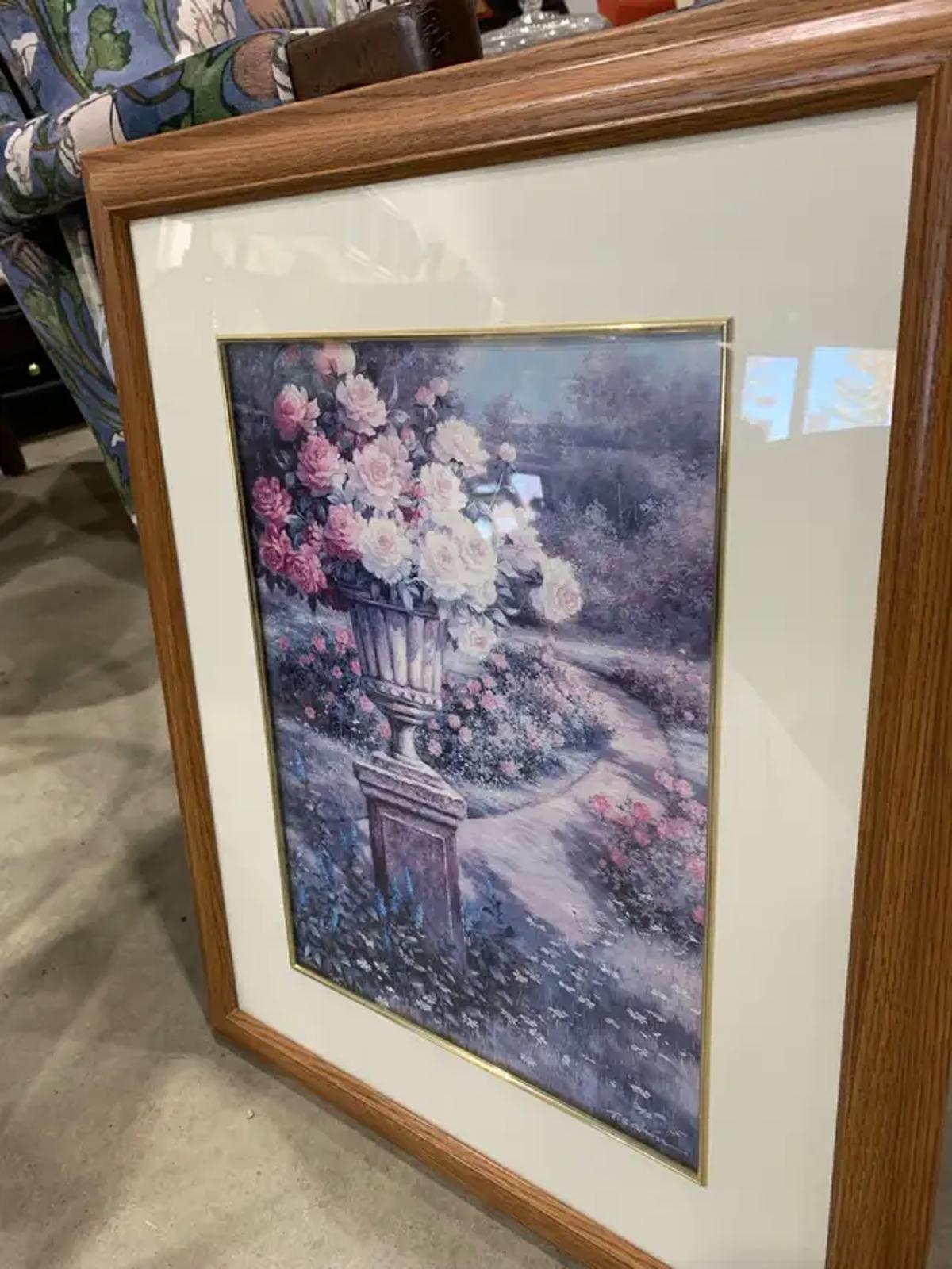 Framed Floral Print