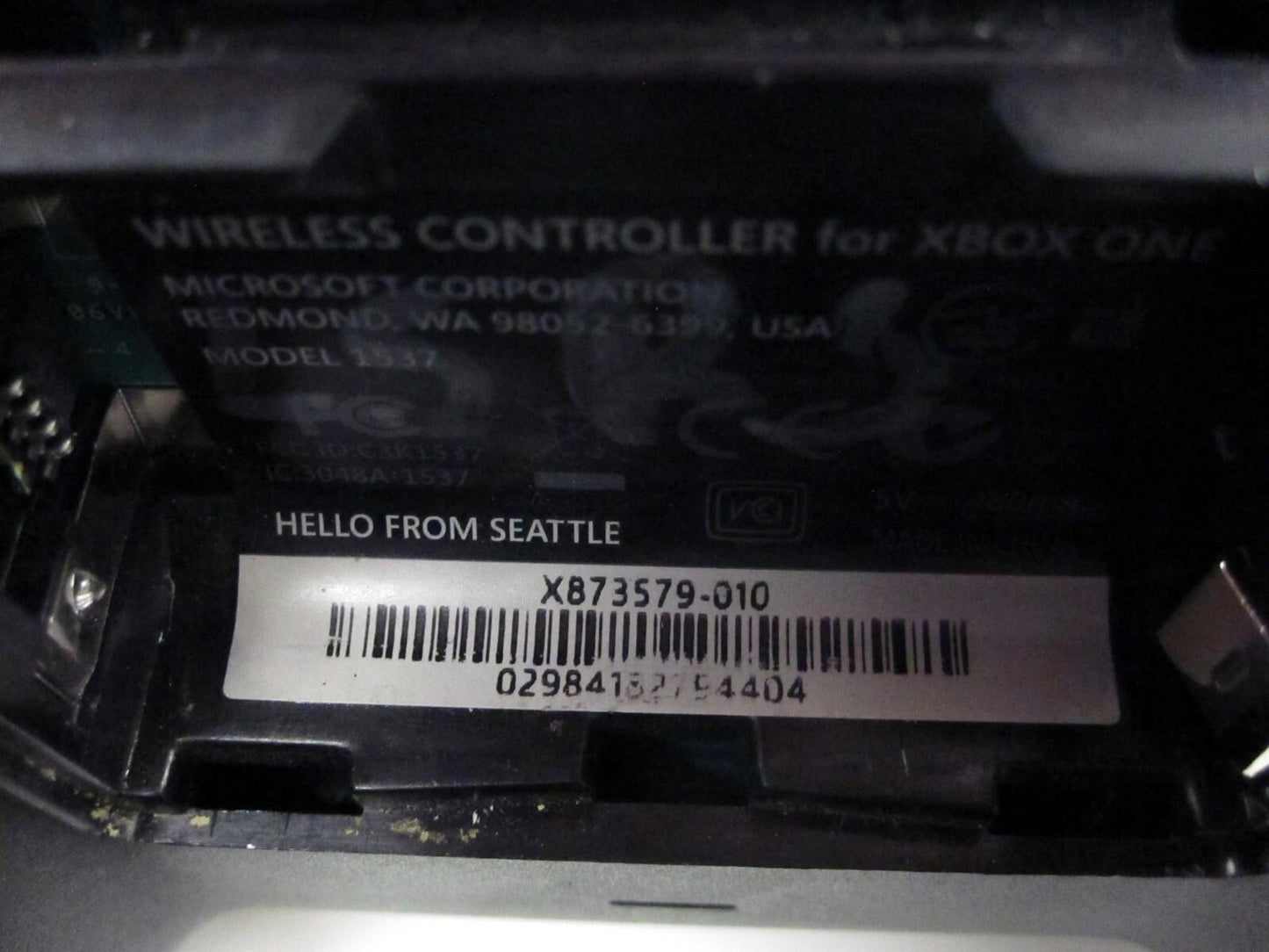 Official Xbox Controller 1537 Working No Battery Cover