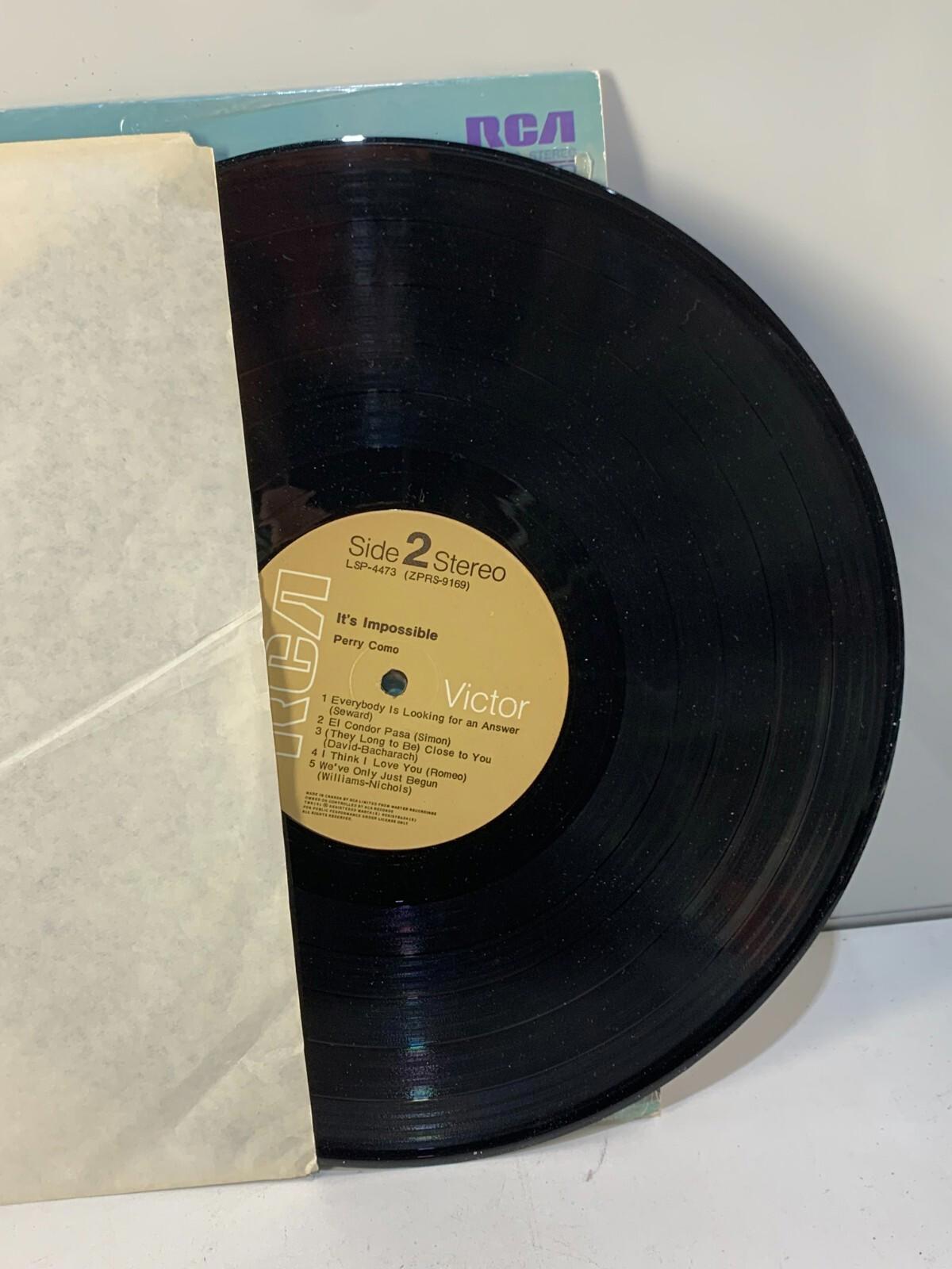 Perry Como It's Impossible (Vinyl, 1970) RCA Victor LSP-4473 VG+ LP Record Album