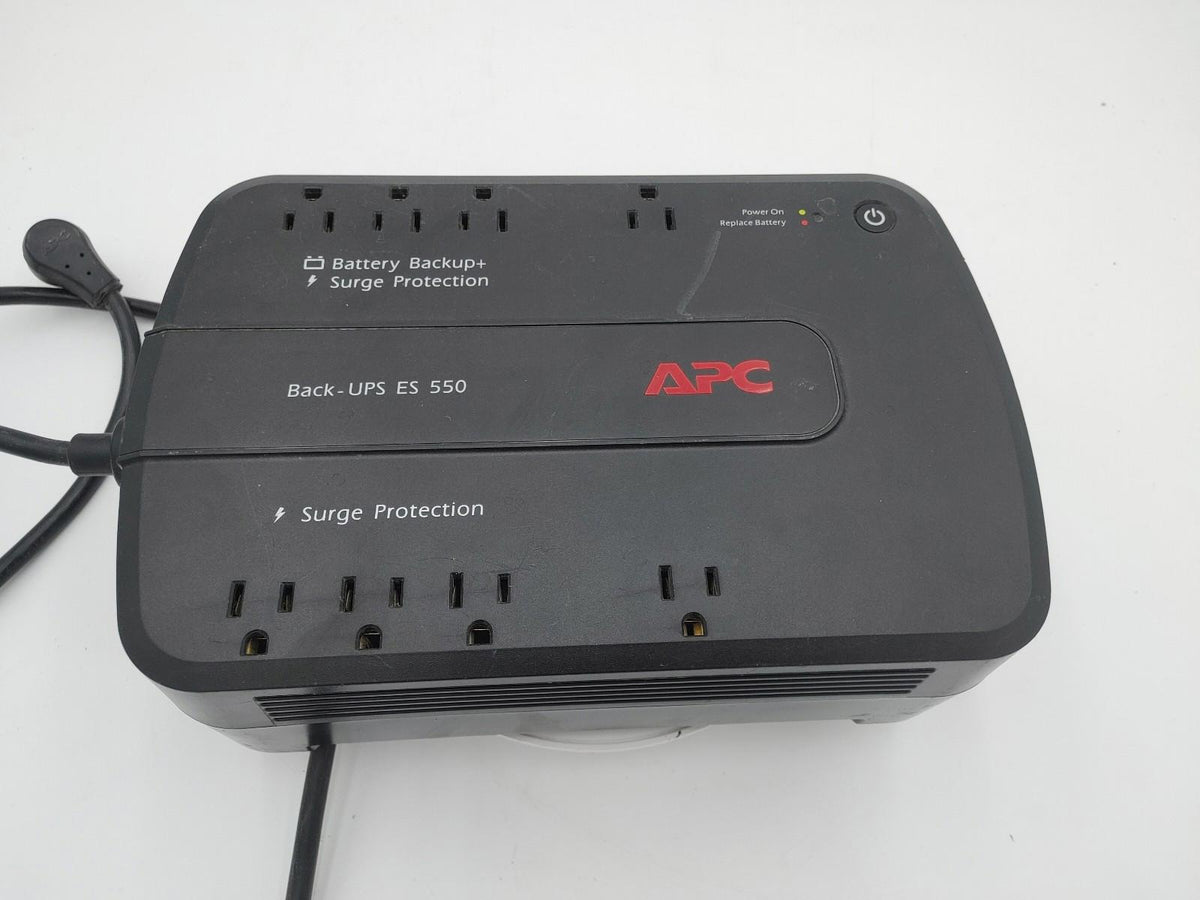 Good Condition APC Back-UPS ES 550 BE550G Black Tested Working Needs New Battery