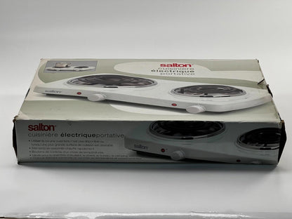 Salton Stainless Steel Portable Double Cooktop