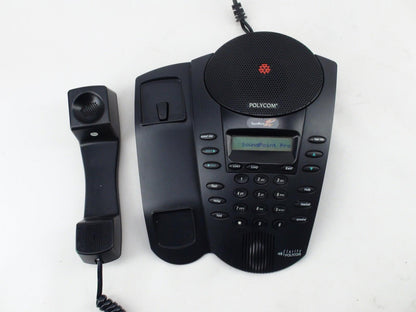 Polycom SoundPoint Pro SE-225 Business Conference Phone With Data & Power Cables