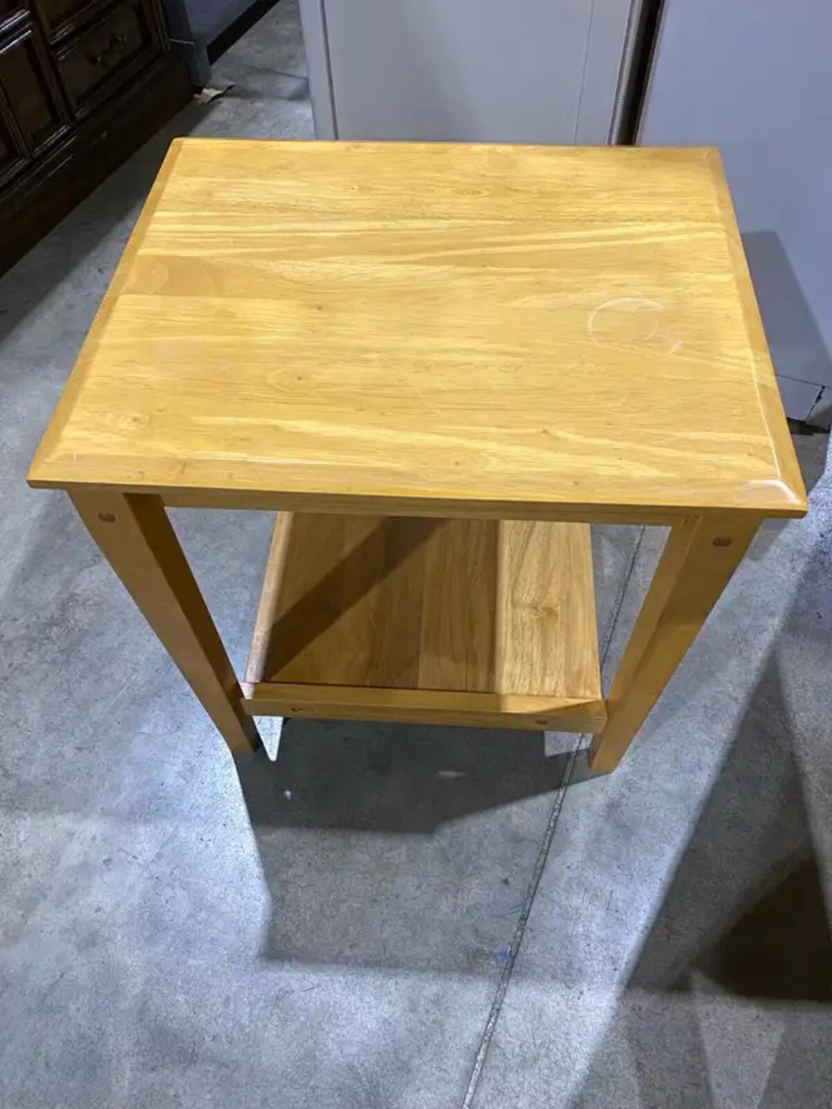Large Wood Side Table