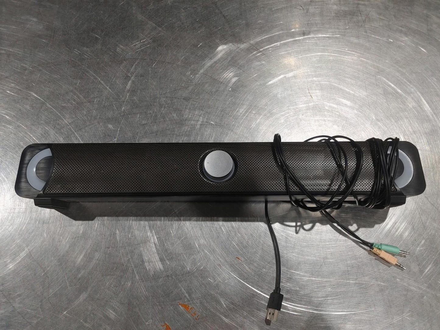 Good Condition USB Wired Soundbar Speaker Model U300 Black/Silver Tested Working
