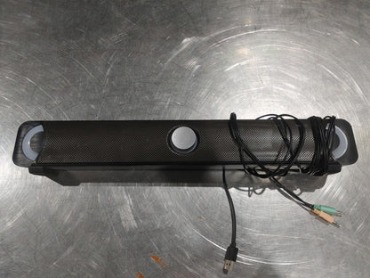 Good Condition USB Wired Soundbar Speaker Model U300 Black/Silver Tested Working