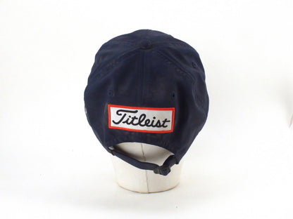 Titleist Tour Golf Cap, Hat - FJ, Pro V1, Gemini, Patch - Adjustable Navy Blue