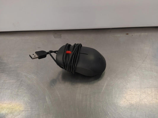 Excellent Condition Lenovo Wired USB Office Mouse Model SM-8823 Black Working