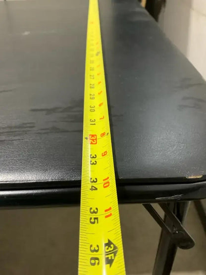 Black Padded Folding Table