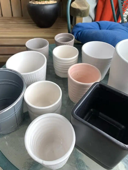 Various Flower Pots - individually priced