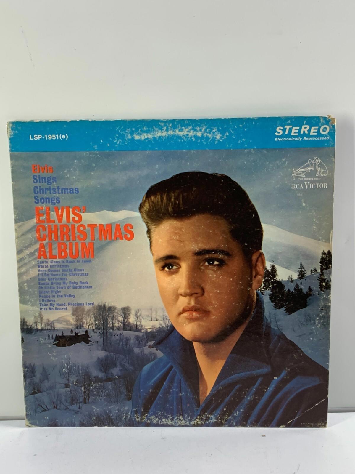 ELVIS PRESLEY - Album de Noël (RCA Victor LSP 1951)- Disque vinyle LP 12"-VG
