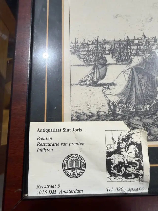 Antique Sint Joris Print