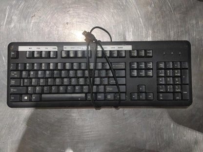 HP KU-1156 Wired USB Keyboard Black - Fair