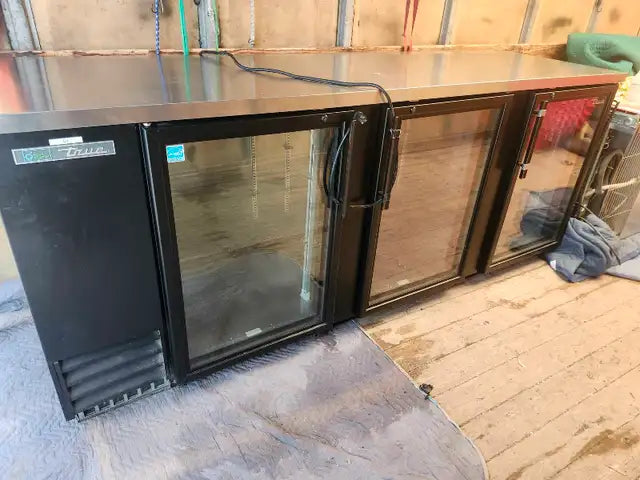 True Commercial 3-door Back Bar Cooler