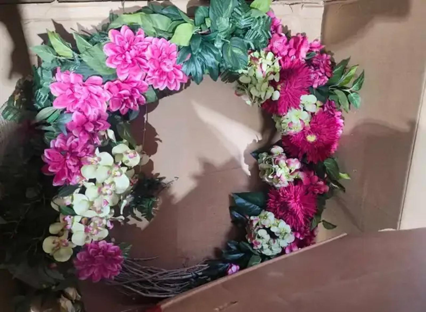 Decorative Floral Wreaths - Hand Made - 10 Available