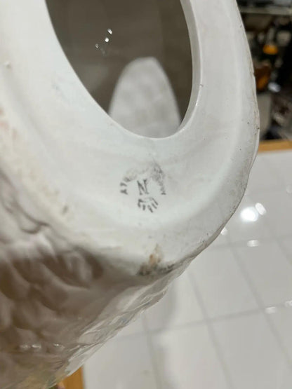 Vintage Capodimonte Swan Planter